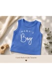 Erkek Bebek Mama's Boy Atlet Şort Takımı