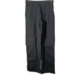 Kız Çocuk Siyah Kargo Cepli Pantolon – %100 Pamuk, Lastikli Bel, Rahat Kalıp