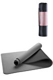 Gymo Ekolojik 6mm TPE Yoga Matı Pilates Minderi Gri