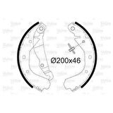 Opel Arka Fren Balatası Pabuc (tk) Kadett D / E / Ascona C / Vectra A 84 - Valeo 562038