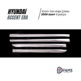Hyundai Accent Era Krom Yan Kapı Çıtası 4 Kapı 2006 Üzeri P.çelik
