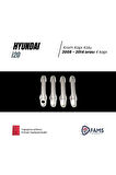 Hyundai I20 Krom Kapı Kolu 4 Kapı 2008-2014 Arası P.çelik