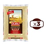 Duru Çiğ Köftelik İnce Bulgur 1 kg x 3 Adet