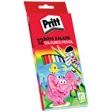 Pritt Kuru Boya Karton Kutu Tam Boy 12 Renk