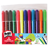 Pritt Keçeli Boya Kalemi Jumbo Yuvarlak Uç 12 Renk