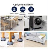 Çamaşır Makinesi Titreşim Engelleyici Stoper 4 Lü Set