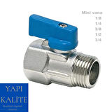 Mini Küresel Vana Erkek 3/8