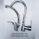 Delta Mix Lavabo Borusu Kısa