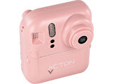 ACTON Şipşak Kağıt Baskılı Dijital Çocuk Fotoğraf Makinesi Pembe