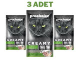 ProChoice Creamy Tavuk & Keçi Sütü ve İstiridyeli Krem Kedi Ödülü 4x15 Gr 3 Adet