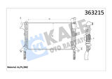 Hyundaı Motor Su Radyatoru Hyundaı H350 2.5crdi 15=> (mt) [brazıng] [680x408x36] - Kale 363215