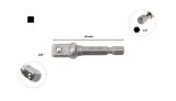 Ceta Lokma Adaptörü 3/8" - 1/4" x 50mm BT/7020