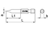 Ceta Form 5,5 mm Düz Bits 50 mm CB/621