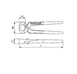 Ceta Form 200 mm Marangoz Kerpeteni E35-54-0200