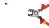 Ceta Form 160mm 1000 volt VDE İzoleli Kablo Kesici G30-48-0160