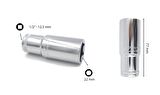 Ceta Form 22 mm 1/2” 6 Köşe Derin Lokma Anahtar C24-H22