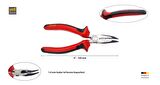 Ceta Form 160 mm Eğri Kargaburun Polisajlı-DuoTech Sap E16-41-0160