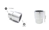 Ceta Form 36 mm 1” 12 Köşe Yıldız Lokma Anahtar C42-B36