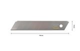 Ceta Form 18 mm Duramax Maket Bıçağı Yedeği 10'lu Paket J45-RDM