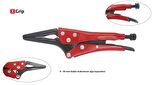 Ceta Form 170 mm X-Grip Uzun Burunlu Ayarlı Pense E50L-170-2