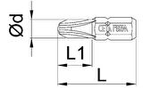 Ceta Form PH4 x 32 mm Yıldız Bits Uç CB/254