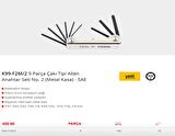 Ceta Form K99-F2M/2 Çakı Tipi Inch Allen Takımı