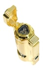 Parmida 3 Torch Pürmüz Delicili Gold Metal Puro Çakmağı - TR9484