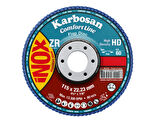 Karbosan Comfortline Flap Disk ZR ZXR11 HD 125 mm 40 Kum Düz-KARBOSAN 982450