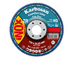 Karbosan Comfortline Flap Disk ZR ZXR11 HD 125 mm 60 Kum Düz-KARBOSAN 982460