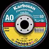Karbosan Flap Disk AO AXPR11 SD 125mm 40 Kum Konik