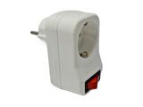 UFO Tekli Akım Korumalı Anahtarlı Priz Beyaz 3500W 16A