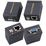 Powermaster VGA CAT5-CAT6 Extender 60Metre Uzatıcı