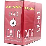 Class Utp Cat6 Network Kablosu 24AWG Gri 305METRE