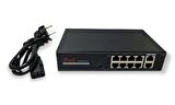 Avenir AV-H1108PGL 8 Port PoE Switch + 2 Port Uplink Gigabit
