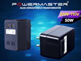 Powermaster 50Watt 220V-110V AC-AC Dönüştürücü Konvertör