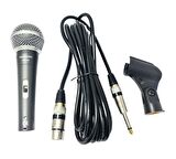 Gold Audio FM-58 Metal Mikrofon El Tipi Kablolu