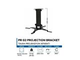 Vontech PR-02 20cm Projeksiyon Tavan Askı Aparatı