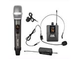 Gold Audio GX-832EY EL+Yaka UHF Telsiz Mikrofon