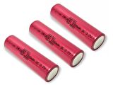 SERTEC 18650 3.7V 3200mAh 3C Lion Şarjlı Pil Başlıklı - 3Adet