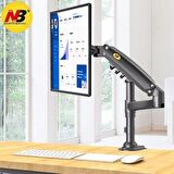 North Bayou Nb H80 17-27'' LCD LED Monitör Tutucu Amortisörlü Monitör Masa Standı