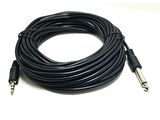 Powermaster 3.5mm Stereo - 6.3mm Mono Kablo 5metre