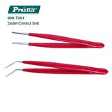 Proskit 908-T301 Düz-Eğri Cımbız Seti 2adet
