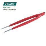 Proskit 908-T301 Düz-Eğri Cımbız Seti 2adet