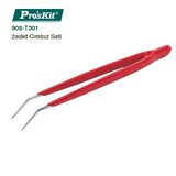 Proskit 908-T301 Düz-Eğri Cımbız Seti 2adet