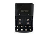 Sertec STC-C9V AA-AAA-9V Uyumlu 4lü Pil Şarj Aleti