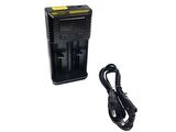 Nitecore i2 İntelli Charger Li-ion Universal Pil Şarj Cihazı 2li