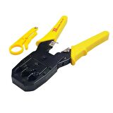 CableMaster CMT06 Cat5 Cat6 RJ11-RJ45 Konnektör Sıkma Pensesi