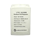 Novacom ND-PE103W 10/100Mbps 1/3 Dış Ortam POE Repeater 100mt 30W