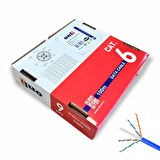 Onli 23AWG UTP CAT6 Network Kablosu Mavi 100Mt Yerli Üretim
