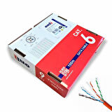 Onli 23AWG UTP CAT6 Network Kablosu Turuncu 100Mt Yerli Üretim